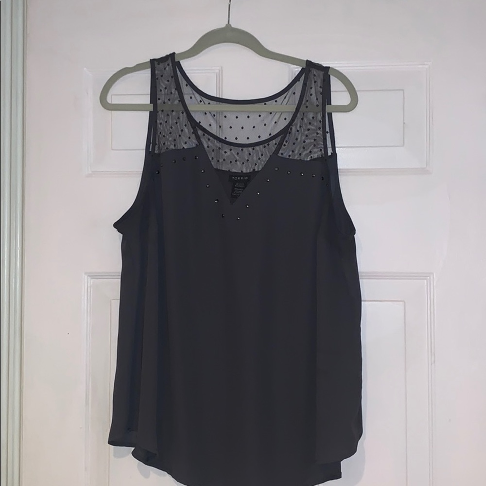 Torrid Mesh Tank Top